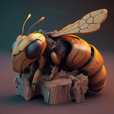 3D model Osmia cornuta (STL)